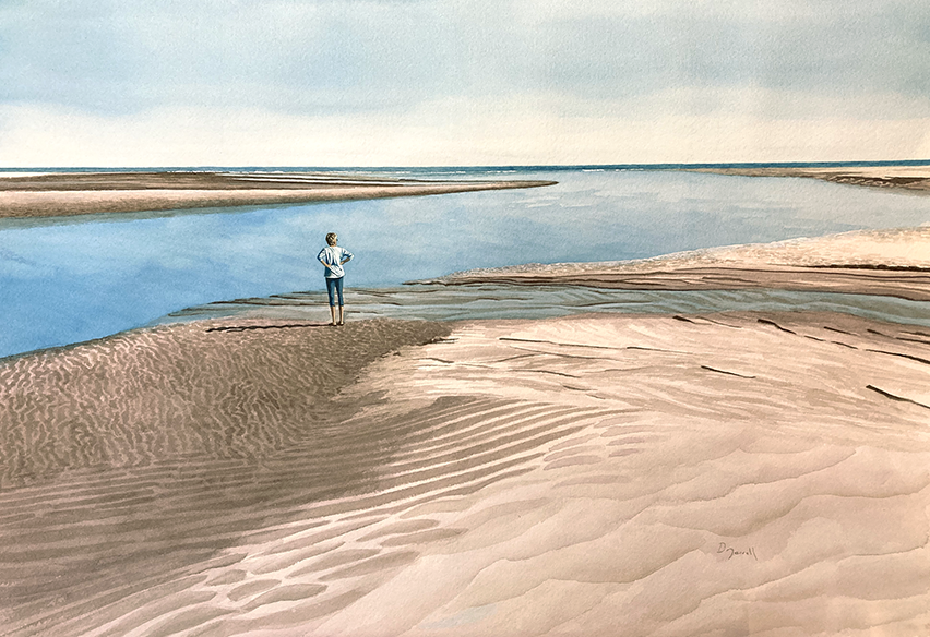 <em>Changing Sands, Goulds Inlet</em><span>watercolor</span><span>20 x 14</span><span>$780</span>