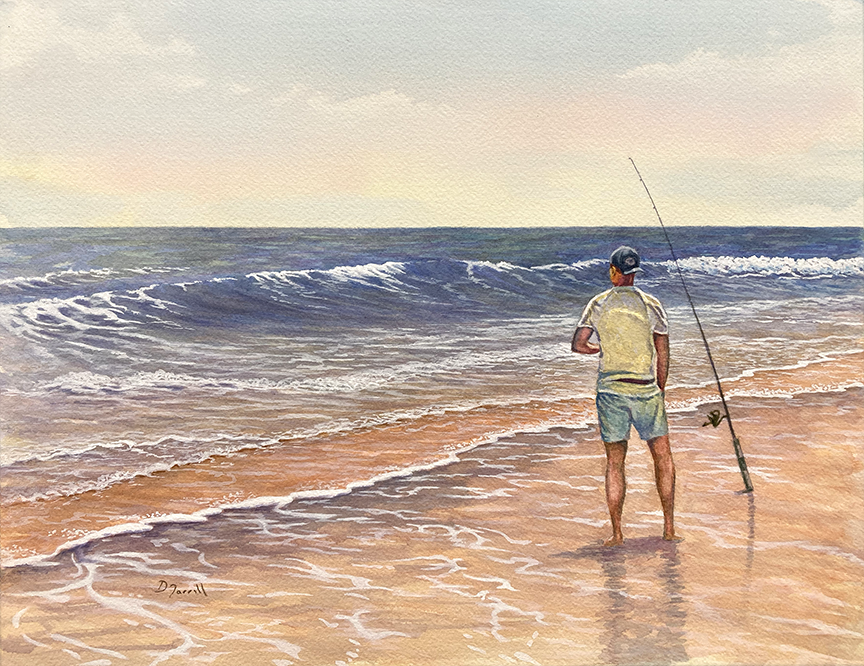 <em>Fish’n and Wish’n, East Beach</em><span>watercolor</span><span>14 x 11</span><span>$430</span>