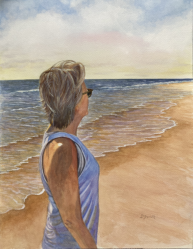 <em>Gentle Breeze, East Beach</em><span>water media</span><span>11 x 14</span><span>$385</span>