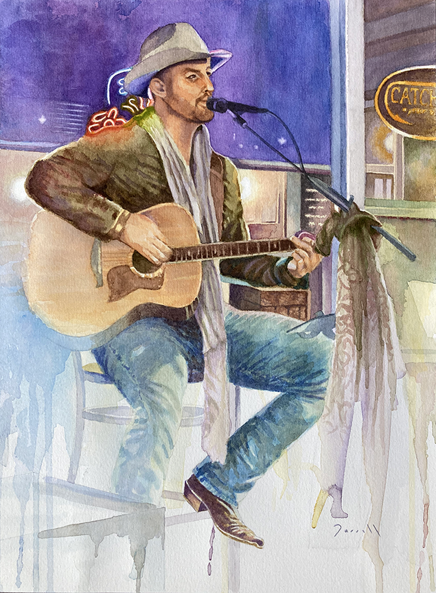 <em>Levi’s Song</em><span>watercolor</span><span>9 x 12</span><span>$290</span>