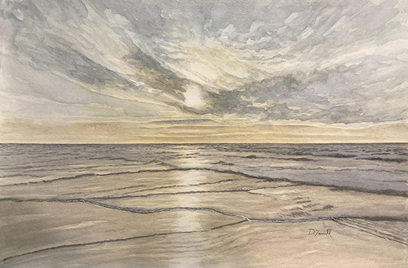 <em>Waves #1, Gould’s Inlet</em><span>watercolor</span><span>18 x 12</span><span>$475</span>